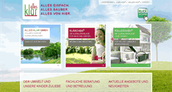 Desktop Screenshot of allesklargmbh.de