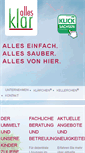 Mobile Screenshot of allesklargmbh.de